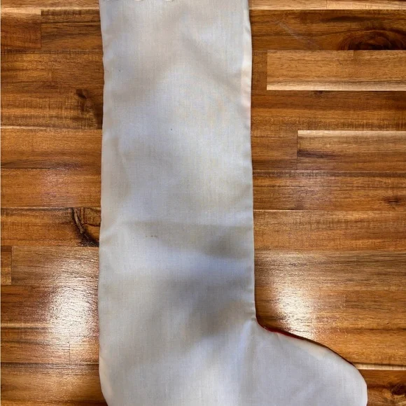 Set of 2 Quilted Patchwork Granny Square Vintage Stockings Christmas Cottage Cor - Picture 9 of 11